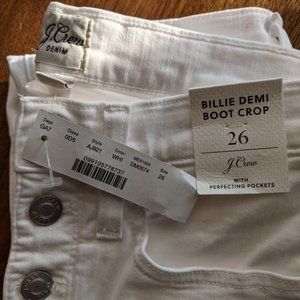 JCrew Billie Demi Boot Crop Denim